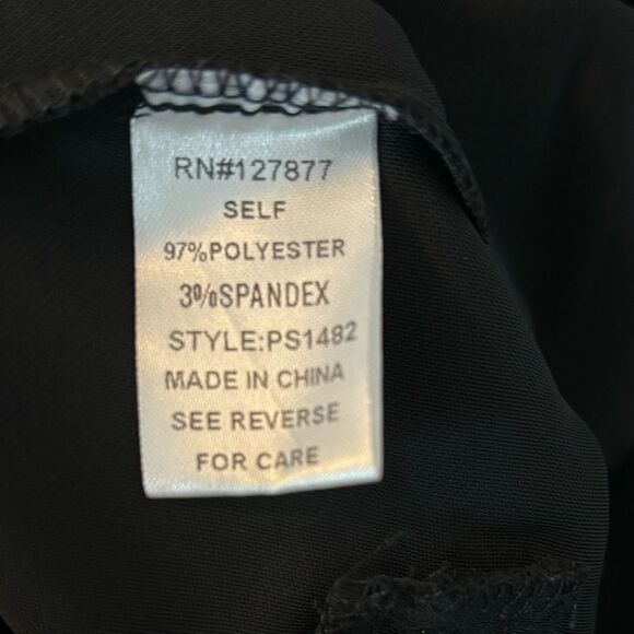 Priceless "Good Feeling" High Rise Straight Leg Black Pants Size Medium NEW - Picture 8 of 15